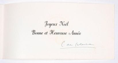 HERGÉ
Carte de Voeux 1957 : Expédition antarctique...