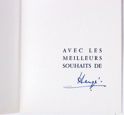 HERGÉ
Carte de Voeux 1965 : Joyeux Noel Bonne...