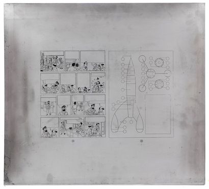 TINTIN
plaque d'impression originale : Plaque...
