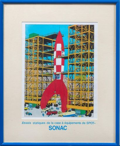 TINTIN
affiche publicitaire : Rare affiche...