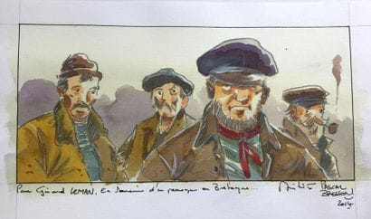 Bresson Pascal - dédicace
Très beau dessin...