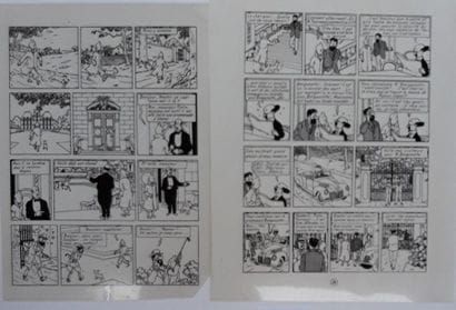 TINTIN
ensemble de 6 transparents : Matériel...