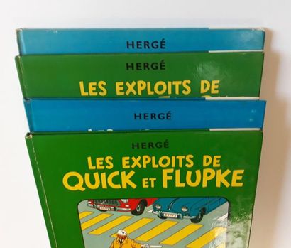 Quick et Flupke 
ensemble de 4 albums : 8,...