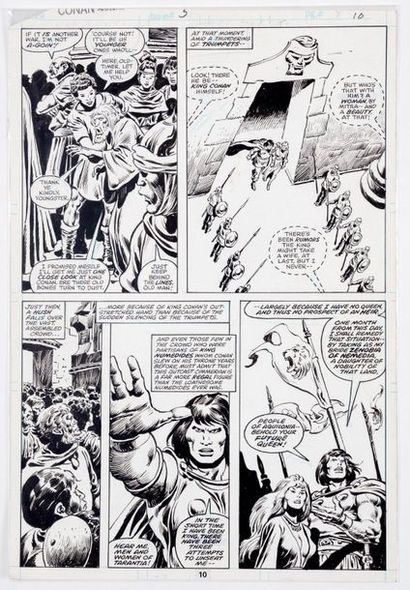BUSCEMA
planche originale de Conan : Très...