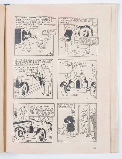 Tintin N&B - Au pays des Soviets (1er mille)
Edition...