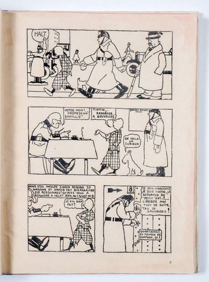 Tintin N&B - Au pays des Soviets (1er mille)
Edition...
