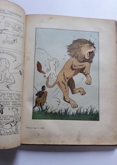 Tintin N&B - Au Congo
1ère édition Casterman...