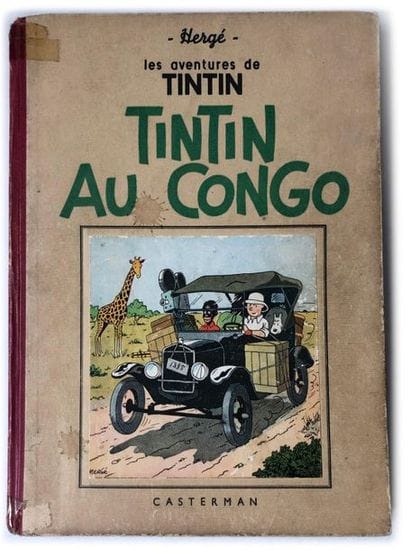 Tintin N&B - Au Congo
Edition Casterman A14...