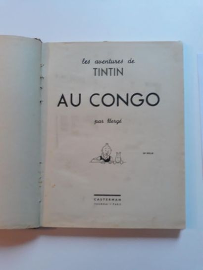 Tintin N&B - Au Congo
Edition Casterman A14...