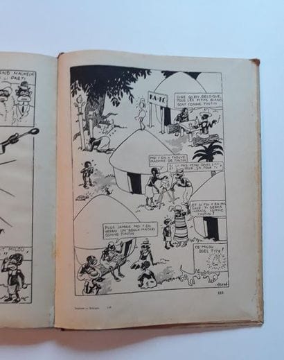Tintin N&B - Au Congo
Edition Casterman A14...