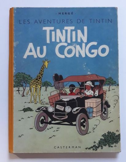 Tintin au Congo
Edition originale dos jaune,...