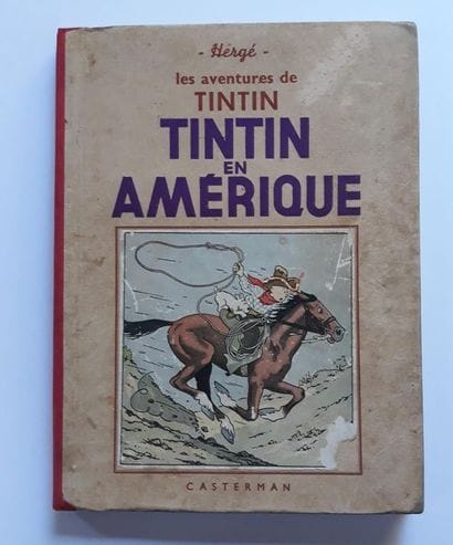 Tintin N&B - en Amérique
1ère édition Casterman...