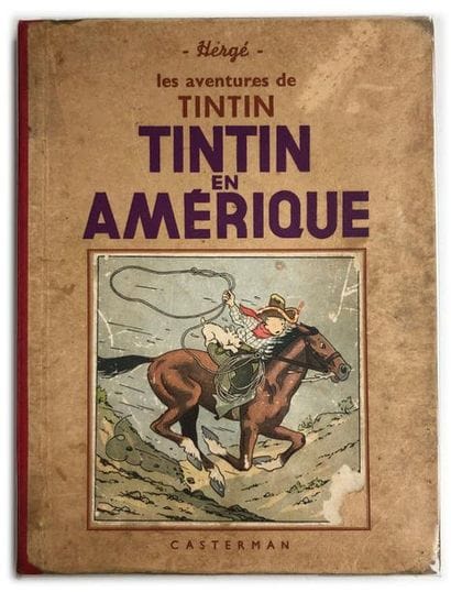 Tintin N&B - en Amérique
1ère édition Casterman...