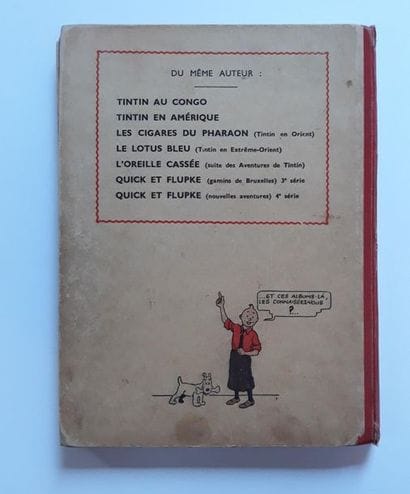 Tintin N&B
L'île noire : Edition originale...