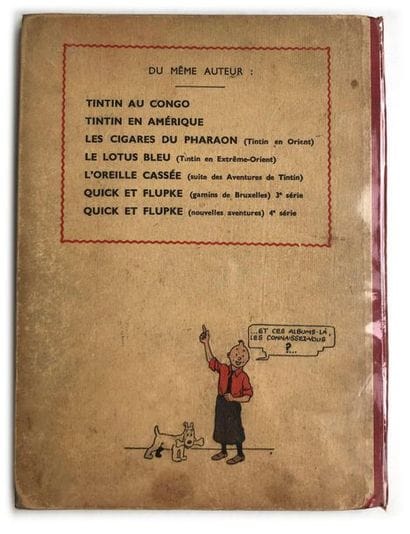 Tintin N&B
L'île noire : Edition originale...