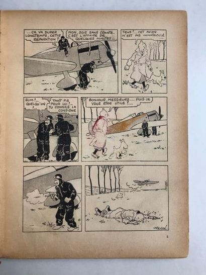 Tintin N&B
L'île noire : Edition originale...