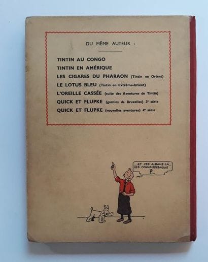 Tintin N&B
L'île noire : Edition A5 de 1938,...
