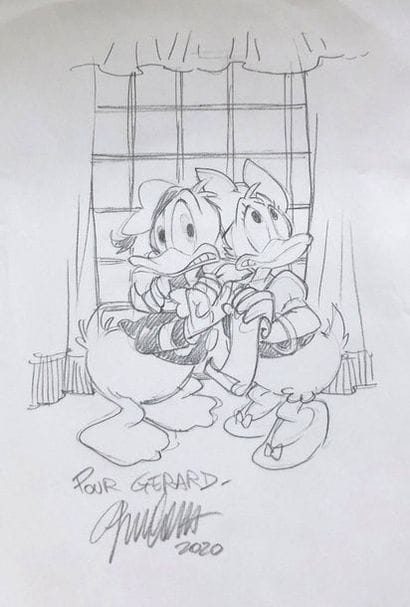Cavazzano - dédicace
Très beau dessin sur...