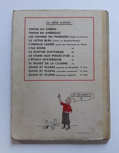 TINTIN
Le crabe aux pinces d'or : Edition...