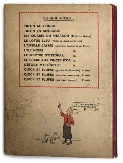 TINTIN
L'étoile mystérieuse : Edition originale...
