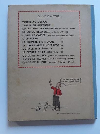 TINTIN
L'étoile mystérieuse : Edition dos...