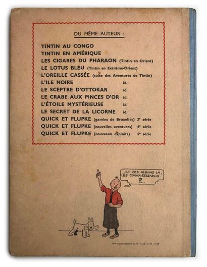 TINTIN
L'étoile mystérieuse : Edition dos...
