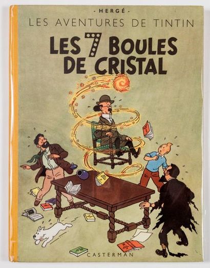 Hergé - dédicace
Les 7 boules de cristal,...
