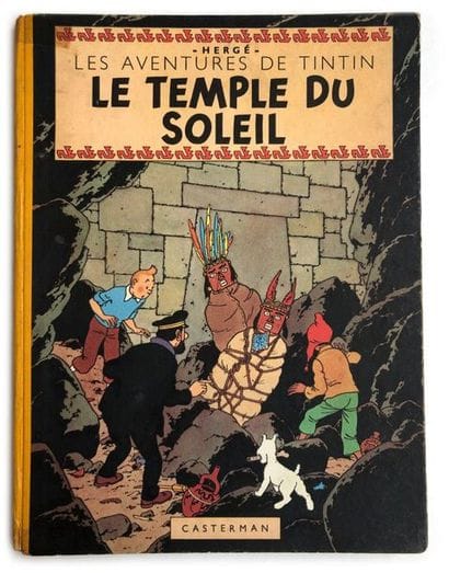 TINTIN
Le temple du soleil : Edition originale...