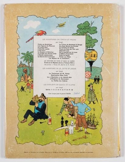 Hergé - dédicace
Les bijoux de la Castafiore,...