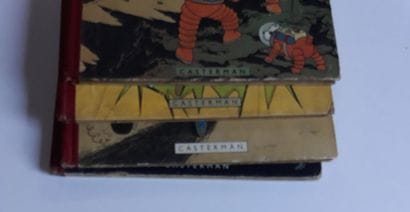 TINTIN
ensemble de 4 albums : Objectif Lune...