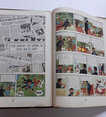 TINTIN
ensemble de 4 albums : Objectif Lune...