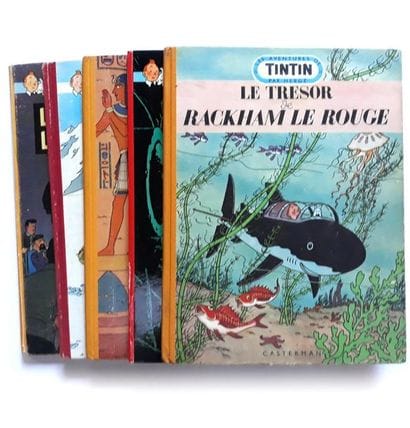 TINTIN
ensemble de 10 albums : Le secret...