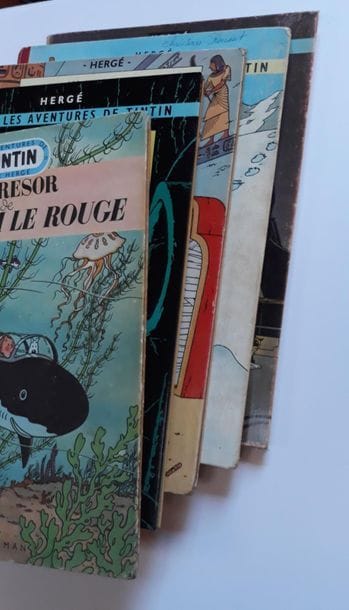 TINTIN
ensemble de 10 albums : Le secret...