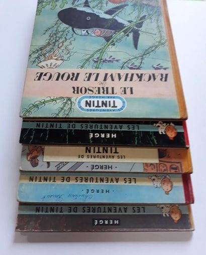 TINTIN
ensemble de 10 albums : Le secret...
