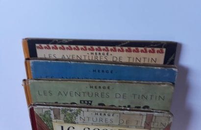 TINTIN
ensemble de 4 albums : Au Congo (B1,...