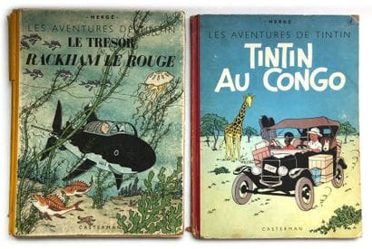 TINTIN
ensemble de 2 albums : Au Congo (B1,...