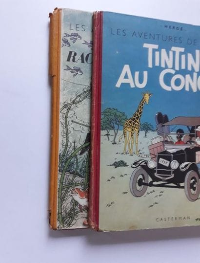 TINTIN
ensemble de 2 albums : Au Congo (B1,...