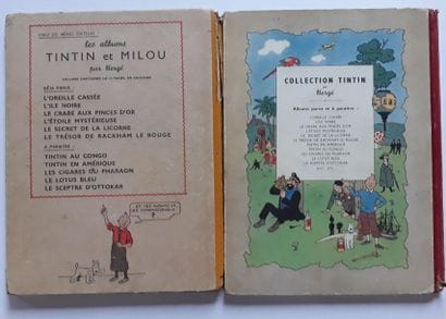 TINTIN
ensemble de 2 albums : Au Congo (B1,...