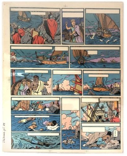 ALIX
L'île maudite : Superbe bleu de coloriage...
