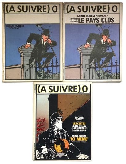 A Suivre - ensemble de 3 numéro 0 : Rare...