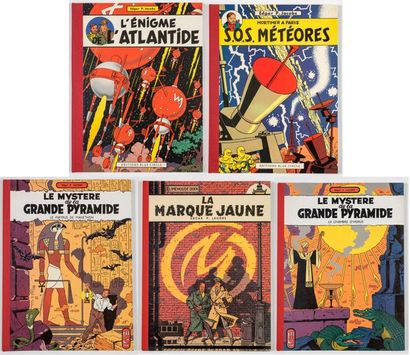 BLAKE ET MORTIMER
ensemble de 5 albums :...