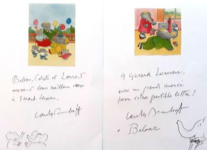 De Brunhoff Laurent - dédicaces
Rarissime...