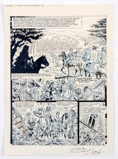 Aidans - planche originale
Superbe planche...