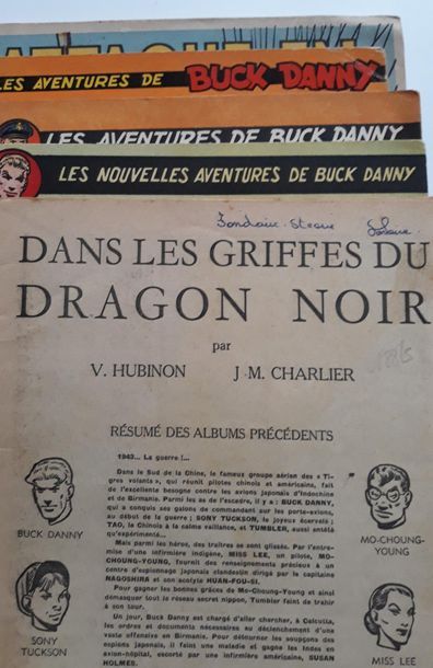 Buck Danny 
ensemble de 5 albums : Dans les...