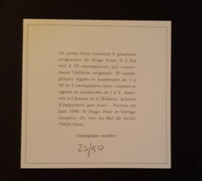 Corto Maltese 
Flamenco : Rare portfolio...