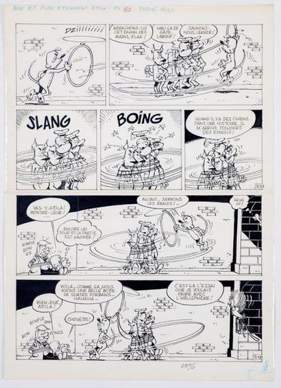 Didgé/Rosy
planche originale de Attila :...