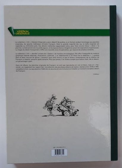 Gaston
intégrale 1978-1981 : Tirage grand...