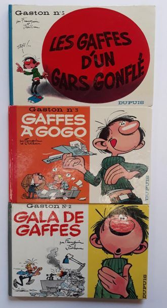 Gaston
ensemble de 3 albums : 2 (1963), 3,...