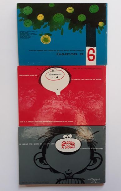 Gaston
ensemble de 3 albums : 2 (1963), 3,...