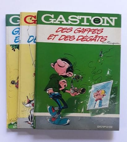 Gaston
ensemble de 3 albums : 6, 11, 12....